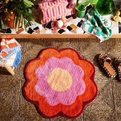 Sage & Clare Kiska Bath Mat - Dahlia