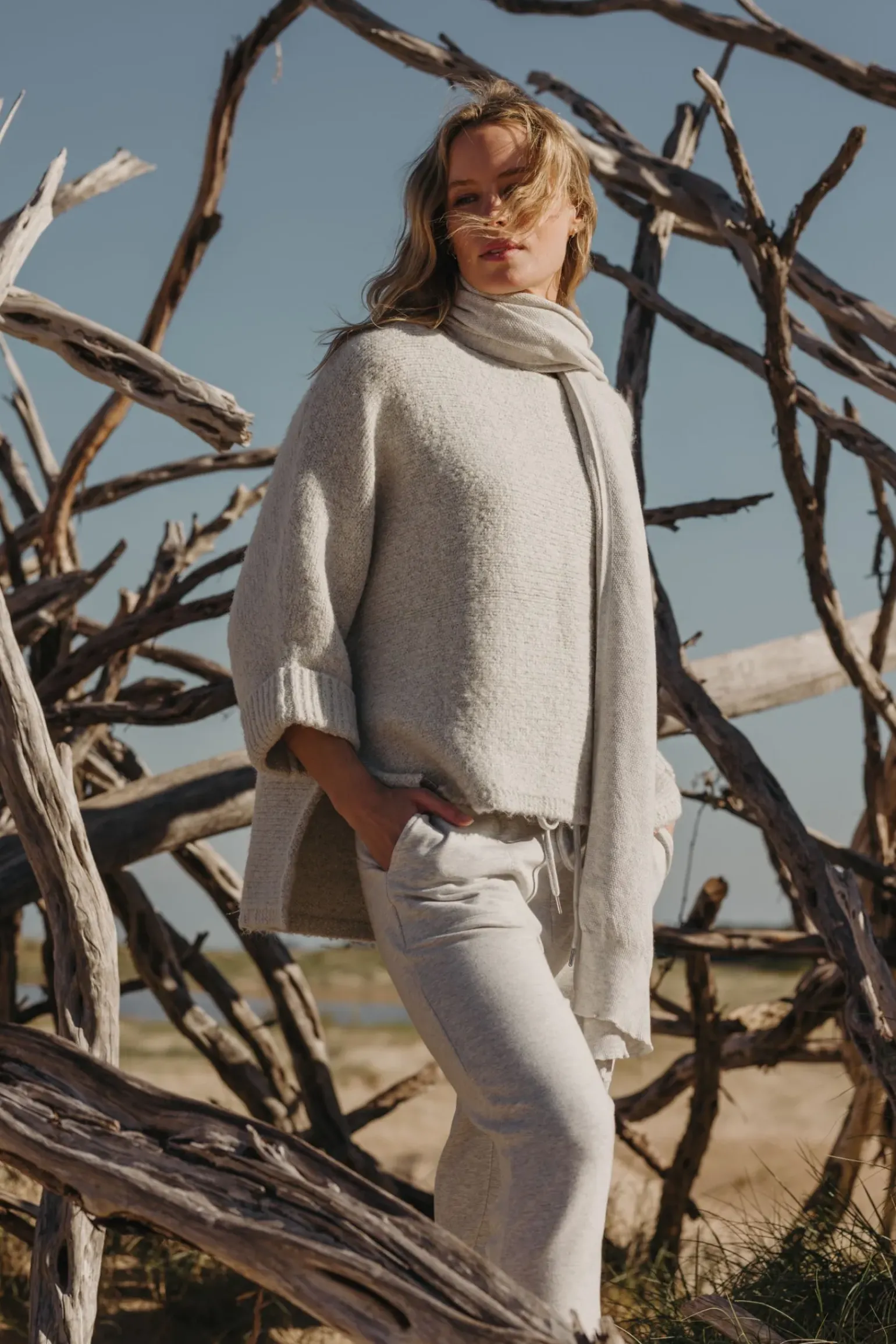Talamaya Embrace Pullover - Cannoli Cream