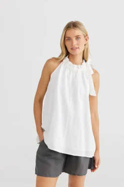The Shanty Lucia Top - White