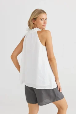 The Shanty Lucia Top - White