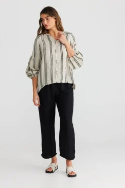 The Shanty Salerno Top - Valentina Stripe