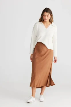 The Shanty Sicily Skirt - Terracotta
