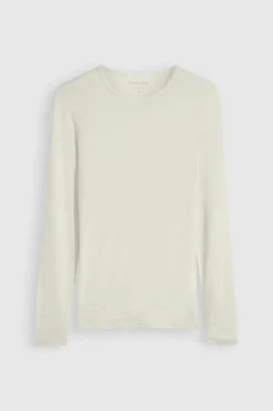 Toorallie Crew Merino Tee - Warm White
