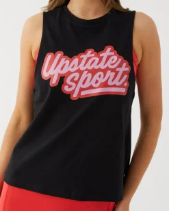 Upstate Unwind Tank- Black Bubble