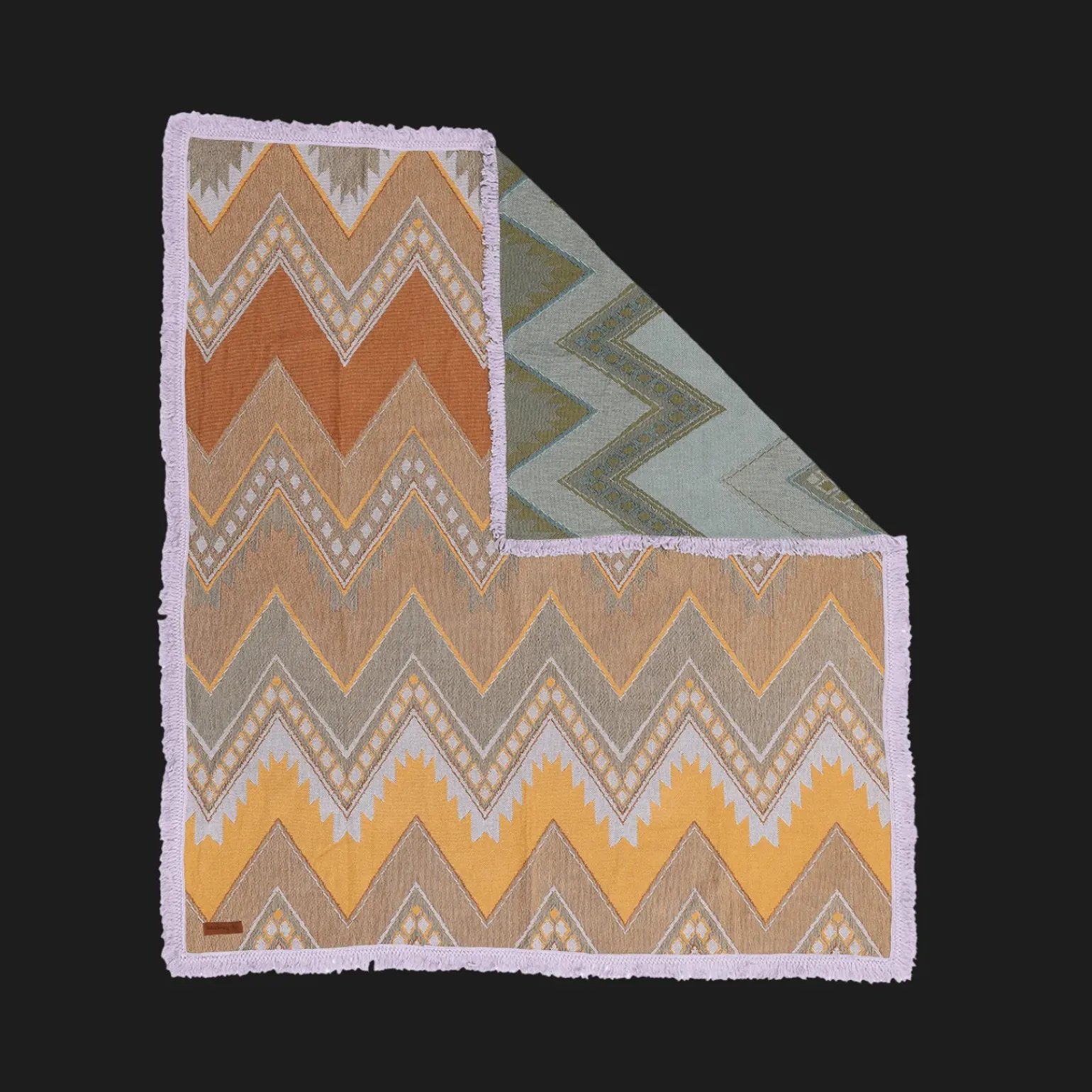 Wandering Folk Woven Throw - Jagger Iris