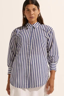 Zoe Kratzmann Agile Top - Navy Stripe