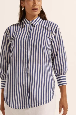 Zoe Kratzmann Agile Top - Navy Stripe