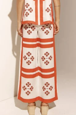 Zoe Kratzmann Breeze Pant - Tamarillo Scarf
