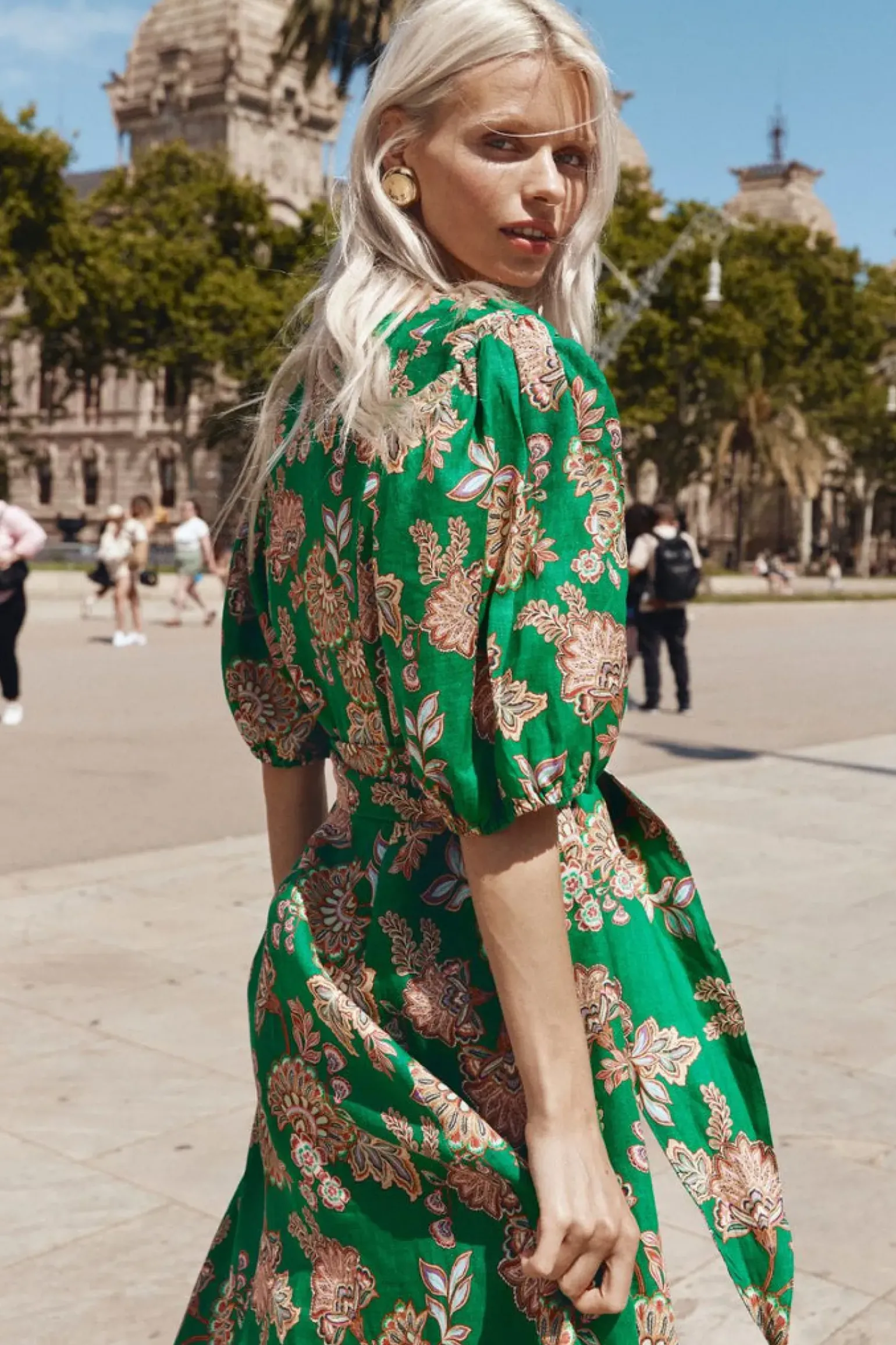 Zoe Kratzmann Ebb Dress - K'gari Palm Green