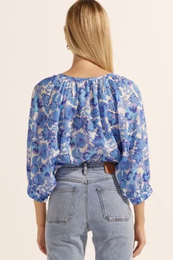 Zoe Kratzmann Imbue Top - Pacific Floral