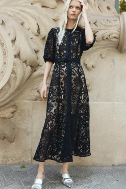 Zoe Kratzmann Lyric Lace Dress - Black