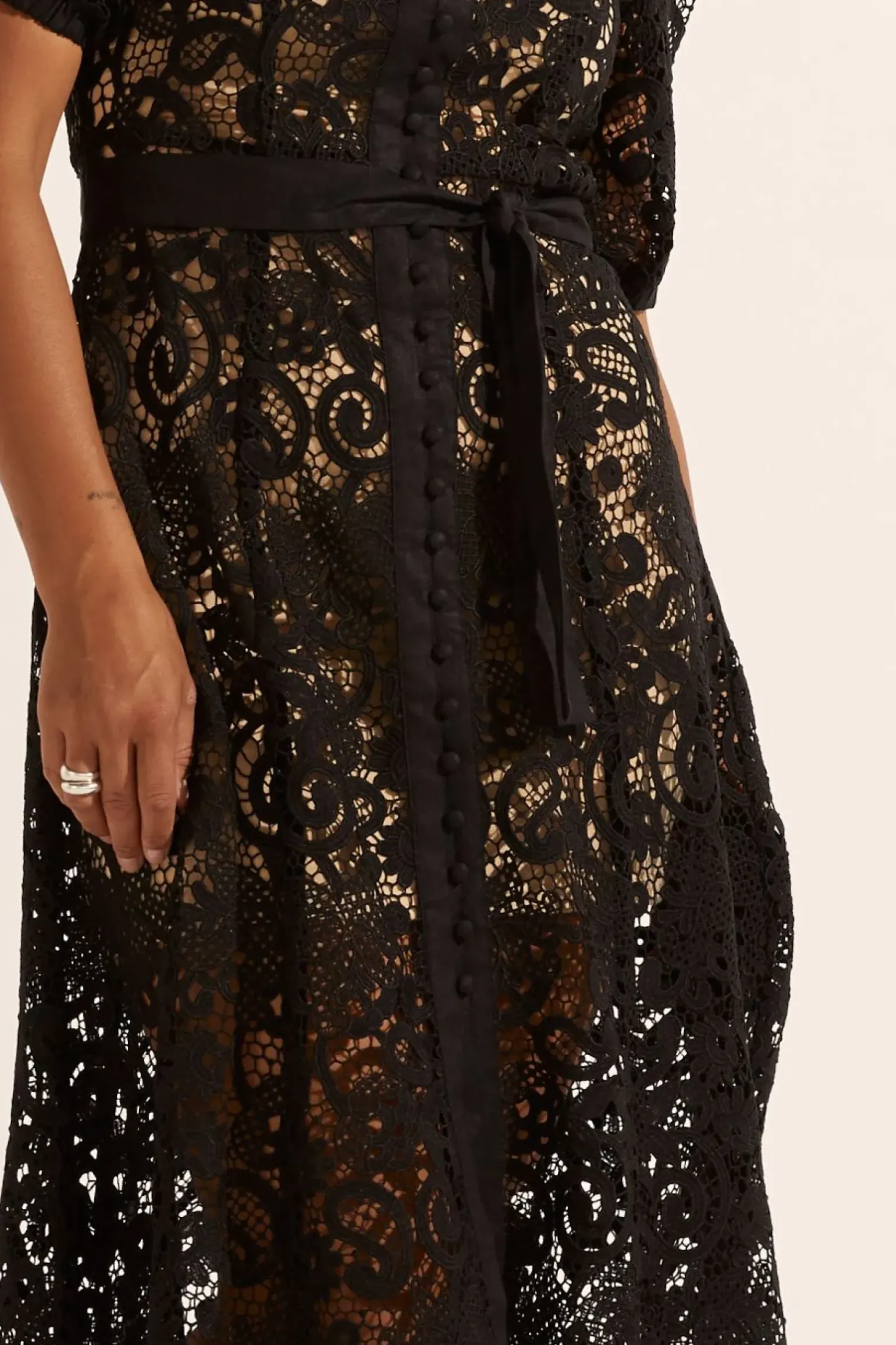 Zoe Kratzmann Lyric Lace Dress - Black
