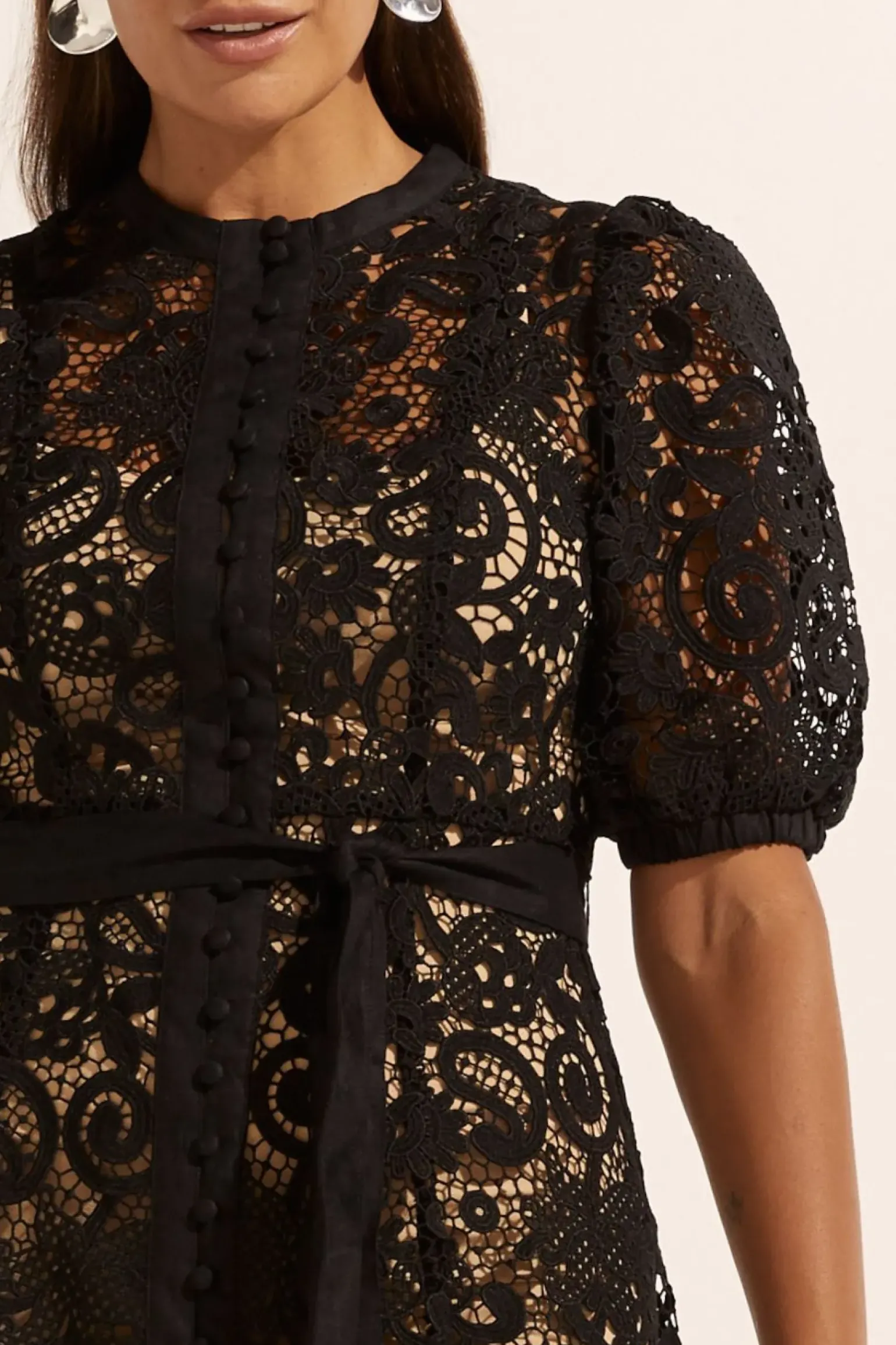 Zoe Kratzmann Lyric Lace Dress - Black