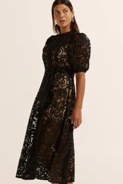 Zoe Kratzmann Lyric Lace Dress - Black