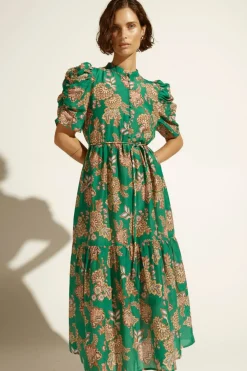 Zoe Kratzmann Opus Dress - K'gari Palm Green