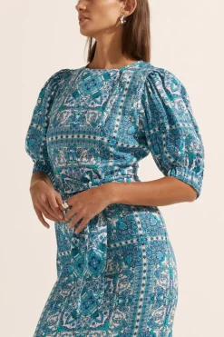 Zoe Kratzmann Venture Dress - Sapphire Tile