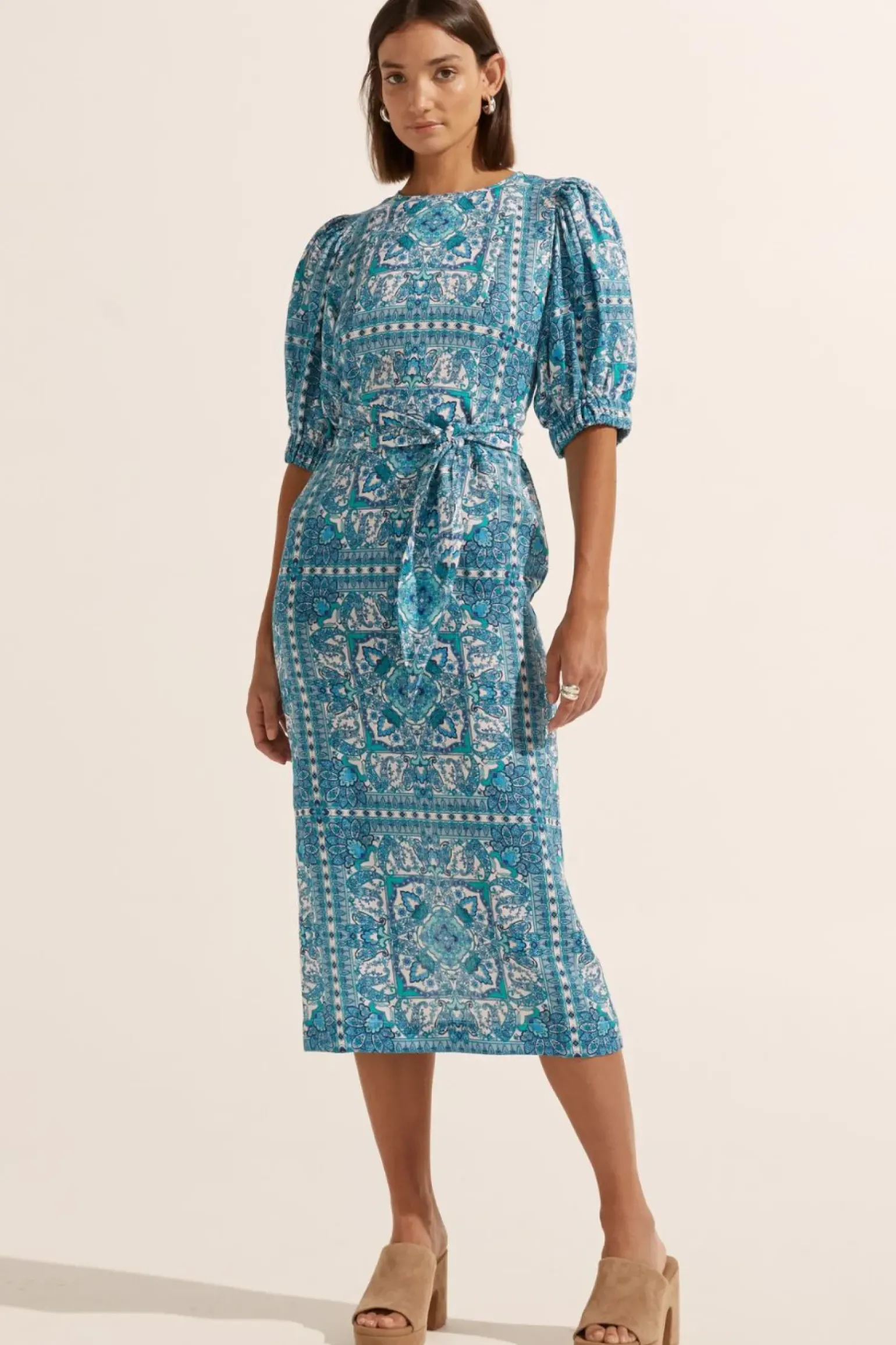Zoe Kratzmann Venture Dress - Sapphire Tile