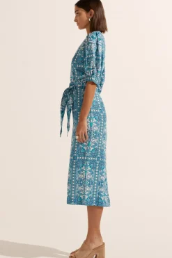 Zoe Kratzmann Venture Dress - Sapphire Tile