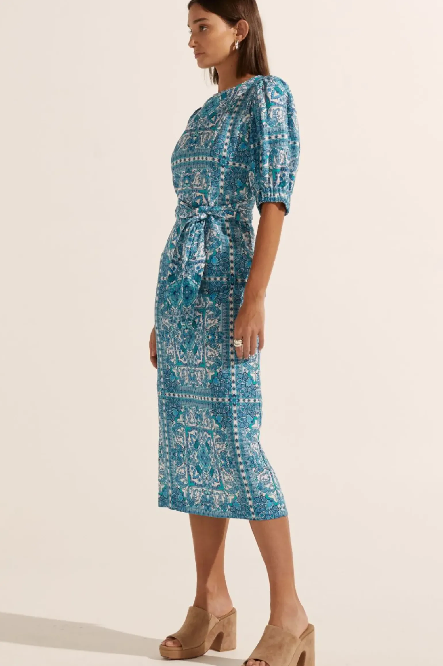 Zoe Kratzmann Venture Dress - Sapphire Tile