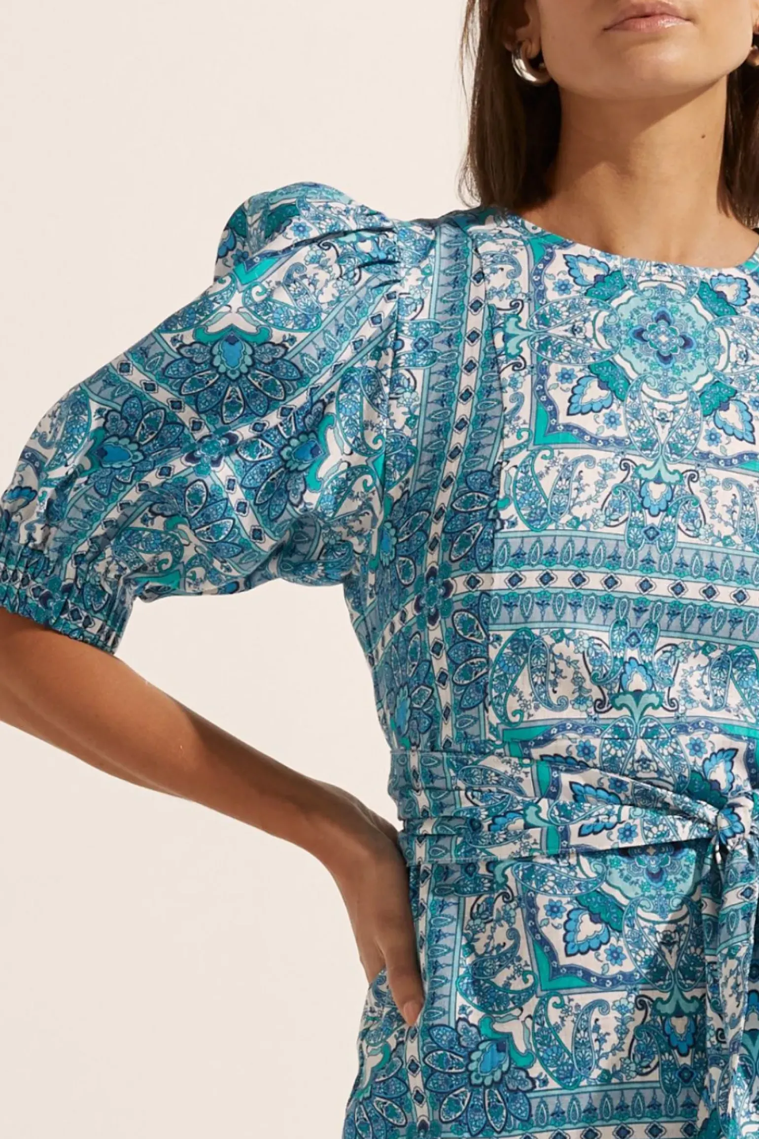 Zoe Kratzmann Venture Dress - Sapphire Tile
